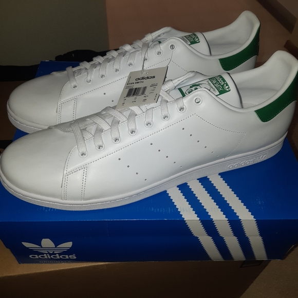 Size 20 mens US Adidas stan smiths bnib with tags - Picture 1 of 6